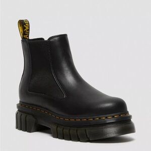 Dr. Marten Audrick Nappa Leather Platform Chelsea Boots, Size 8